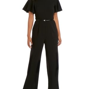 Calvin Klein Flutter Sleeve Jumpsuit sz10